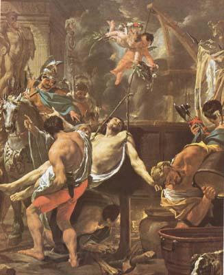 LE BRUN, Charles The Martyrdom of St John the Evangelist at the Porta Latina (mk08)